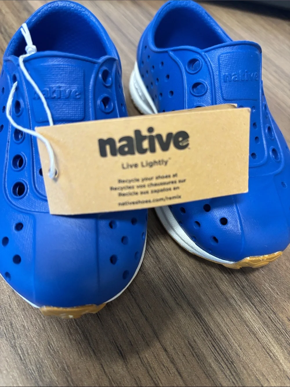 Native Kids Robbie Sugarlite shoes size C5